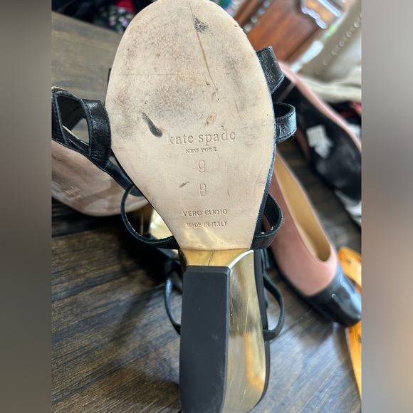 Kate Spade Gold Sandals - Picture 6 of 6